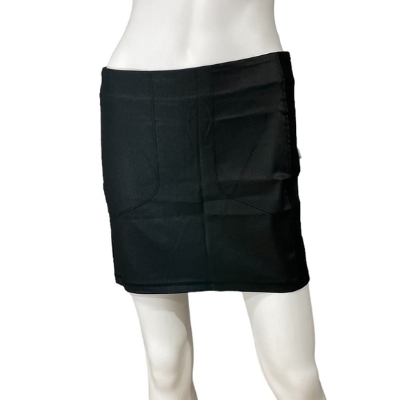 3x1 Jeans Black Mini Skirt Back Zipper Size S - Picture 1 of 7